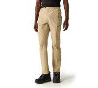 Regatta Highton Pantalón Isoflex Tejido elástico Activo y Impermeable Trousers, Hombre, Parchment, 42"