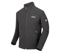 Regatta Highton Winter Full Chaqueta de Tejido Polar Bicolor con Paneles Laterales elásticos y Bolsillos con Cremallera Fleece, Hombre, Magnet/Ash, XXL