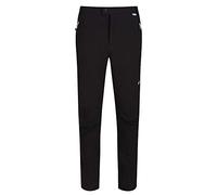 Regatta Highton Winter Pantalón de Senderismo, Tejido elástico y Repelente al Agua, con protección UV, Cintura elástica y Varios Bolsillos Trousers, Hombre, Black, 32"
