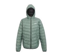 Regatta HillPack II Packaway - Chaqueta acolchada con capucha para hombre, verde agave, RMN234, verde