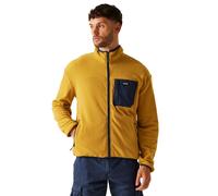 Regatta Hombre Fleece Frankie Split Mostaza Sudadera XL