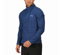 Regatta Hombre Montes Lightweight Half Zip Fleece, capa intermedia ligera: perfecta para actividades al aire libre, caminatas, senderismo y acampada