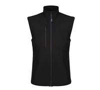 Regatta Honestly Made 100% Recycled Water Repellent & Wind Resistant Softhsell Bodywarmer Bodywarmers, Hombre, Black, M