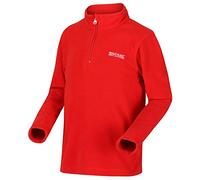 Regatta Hot Shot II - Forro Polar Ligero con Media Cremallera Fleece, Niñas, Fiery Red, 13 yr