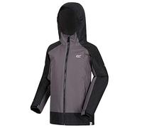 Regatta Hurdle Iii - Chaqueta impermeable con aislamiento impermeable para niños, Unisex niños, Chaqueta aislante impermeable., RKP211 699K15, Imán/negro., XXL
