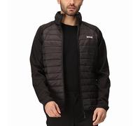 Regatta Hybrid Padded Full Zip Jacket Abrigo Acolchado, Black, XL para Hombre