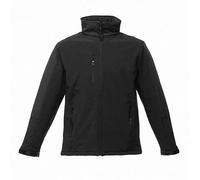 Regatta Hydroforce Waterproof & Breathable Hooded 3 Layer Softshell Jacket Soft Shell, Hombre, Black/Black, XL