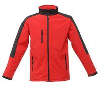 Regatta Hydroforce Waterproof & Breathable Hooded 3 Layer Softshell Jacket Soft Shell, Hombre, Classic Red/Black, M