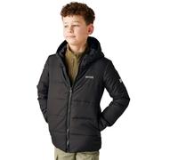 Regatta Jacket Chaqueta Acolchada Halkner, Negro, 9-10 años Unisex niños