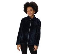 Regatta Kerala - Forro polar de terciopelo con cremallera completa para niños, Unisex niños, Forro polar, RKA276 540C05, azul marino, 5-6