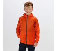 Regatta Kid Pack It III - Chaqueta ligera con capucha impermeable y transpirable sin forro