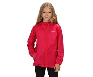 Regatta Kid Pack It III - Chaqueta ligera con capucha impermeable y transpirable sin forro