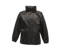 Regatta Kids 2 Pack Rain Suit Traje Impermeable, Infantil, Negro, Talla 32