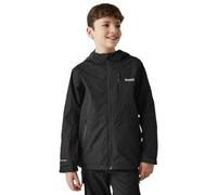 Regatta Kids' Calderdale II Waterproof Jacket, Chaqueta infantil Calderdale II Unisex Niños, Black,