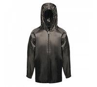 Regatta Kids Pro Stormbreak Waterproof Hooded Shell Jacket With Safety Reflective Detail Jackets Waterproof Shell, Unisex adulto, Black, 9-10