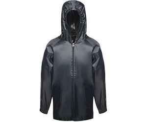 Regatta Kids Pro Stormbreak Waterproof Hooded Shell Jacket with Safety Reflective Detail Jackets Waterproof Shell, Unisex Adulto, Navy, 3-4