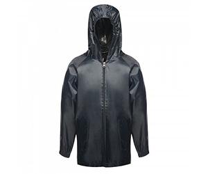 Regatta Kids Pro Stormbreak Waterproof Hooded Shell Jacket with Safety Reflective Detail Jackets Waterproof Shell, Unisex Adulto, Navy, 11-12