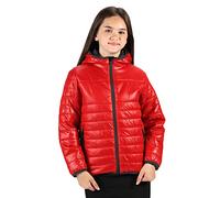 Regatta Kids Stormforce Lightweight Water Repellent Insulated Compressible Hooded Jacket Baffled/Quilted Jackets, Unisex niños, Classic Red, 3-4