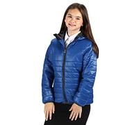 Regatta Kids Stormforce Lightweight Water Repellent Insulated Compressible Hooded Jacket Baffled/Quilted Jackets, Unisex niños, Royal Blue, 7-8