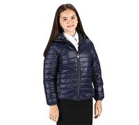 Regatta Kids Stormforce Lightweight Water Repellent Insulated Compressible Hooded Jacket Baffled/Quilted Jackets, Unisex niños, Navy, 11-12