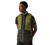 Regatta Leedre Hybrid - Calentador de cuerpo acolchado para hombre (1 unidad), verde/negro, M