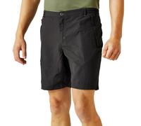 Regatta Leesville II - Pantalón Corto De Senderismo De Tejido Ligero Repelente Al Agua con Protección UV Shorts, Hombre, Ash, 32"