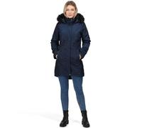 Regatta Lexis - Chaqueta impermeable y transpirable para mujer con bolsillo de seguridad interno, Mujer, Chaqueta, RWP301, azul marino, 40