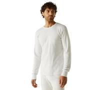 Regatta Long Sleeve Thermal Vest Base Layer, Hombre, White, XL