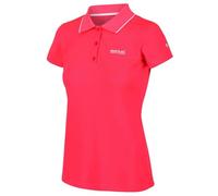 Regatta Maverick V - Polo Deportivo De Manga Corta Y Tejido De Secado Rápido T-Shirts/Polos/Vests, Mujer, Neon Pink, 12