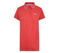 Regatta Maverick V - Polo Deportivo De Manga Corta Y Tejido De Secado Rápido T-Shirts/Polos/Vests, Mujer, Red Sky, 14