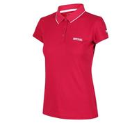 Regatta Maverick V - Polo Deportivo De Manga Corta Y Tejido De Secado Rápido T-Shirts/Polos/Vests, Mujer, Dark Cerise, 12
