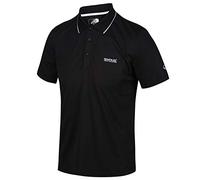 Regatta Maverick V - Polo Deportivo De Secado Rápido T-Shirts/Polos/Vests, Hombre, Black, XXXL