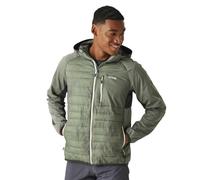 Regatta Men's Andreson Jacket Pro Hybrid-Chaqueta Ligera con Capucha y Cremallera Completa para Hombre, Verde Agave/Ceniza, 3XL