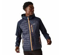 Regatta Men's Andreson Pro Hybrid Jacket, Chaqueta con capucha y cremallera completa para hombre Pro Hybrid ligera Hombre, Navy(Persimmon),