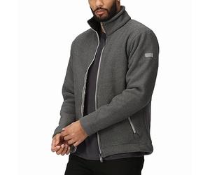 Regatta Men's Garrian II Full Zip Fleece Jacket Chaqueta de Forro Polar, Gris, XL para Hombre