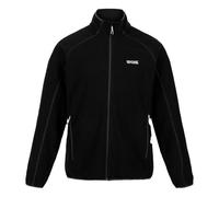 Regatta Men's Hadfield Full Zip Fleece Jacket Chaqueta de Forro Polar, Negro, XXL para Hombre