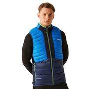 Regatta Mens Leedre Hybrid Padded Bodywarmer, Azul y Azul Marino, XXL para Hombre