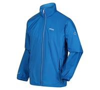 Regatta Mens Lyle IV Waterproof Breathable Packable Jacket Coat, Chaqueta impermeable Hombre, Imperial Blue,