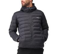 Regatta Mens Marizion Baffled Water Repellent Jacket Coat Chaqueta Acolchada, Grey/Red, M para Hombre
