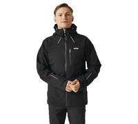 Regatta Men's Okara Waterproof Jacket, Chaqueta impermeable y transpirable con cremallera completa Okara hombre Hombre, Black,