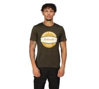 Regatta Mens Original Sweat Wickng T Shirt Camiseta, Caqui Oscuro Moteado, XXL para Hombre