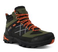 Regatta Men's Samaris III Walking Boots, Botas para Senderismo Hombre, Cypress Green Blaze Orange, 44.5 EU