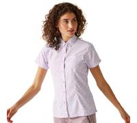 Regatta Mindano VIII - Camisa de manga corta para mujer, Heather Ditsy, 40