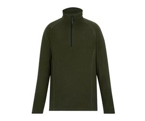 Regatta Montes - Camiseta ligera de forro polar con media cremallera para hombre, antibolitas, capa intermedia