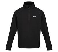 Regatta Montes Mini Stripe Sudadera Ligera de Felpa con Media Cremallera, Hombre, Gris (Ash), XXXL