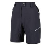 Regatta Mountain - Pantalón Elástico De Deporte, Ligero Y Repelente Al Agua Shorts, Mujer, Seal Grey/Black, 14