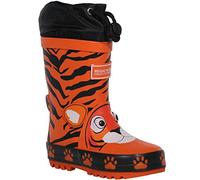 Regatta Mudplay Jnr - Niños botas de agua con goma natural bajo los pies para su estabilidad