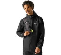 Regatta Pack-it III Chaqueta con Capucha Impermeable, Transpirable, Sin Forro Y Ligera Jackets Waterproof Shell, Mujer, Black, 16