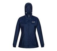 Regatta Pack-it III Chaqueta con Capucha Impermeable, Transpirable, Sin Forro Y Ligera Jackets Waterproof Shell, Mujer, Midnight, 20