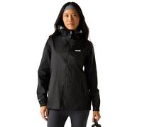 Regatta Pack-it III Chaqueta con Capucha Impermeable, Transpirable, Sin Forro Y Ligera Jackets Waterproof Shell, Mujer, Black, 24